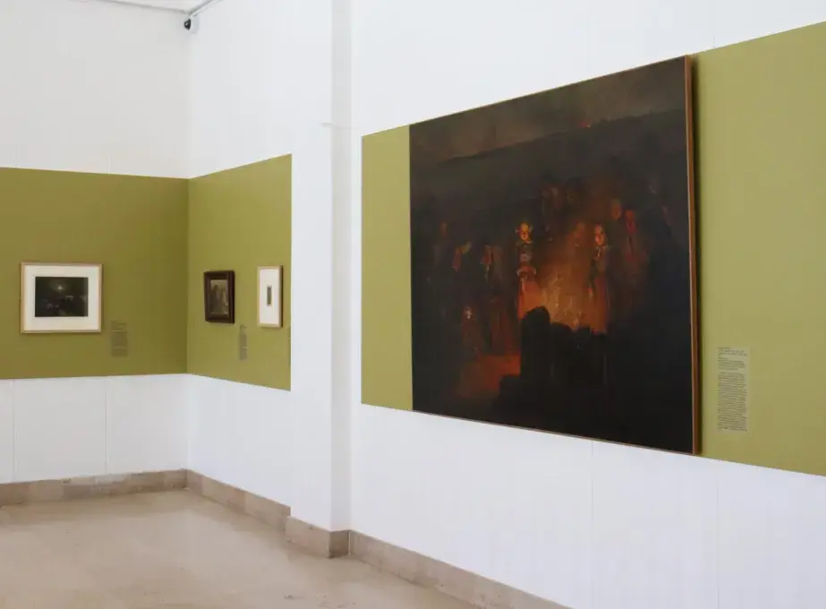 Vue de l'exposition Charles Cottet. Au pays d'Ouessant © Musée des Beaux-Arts de Brest