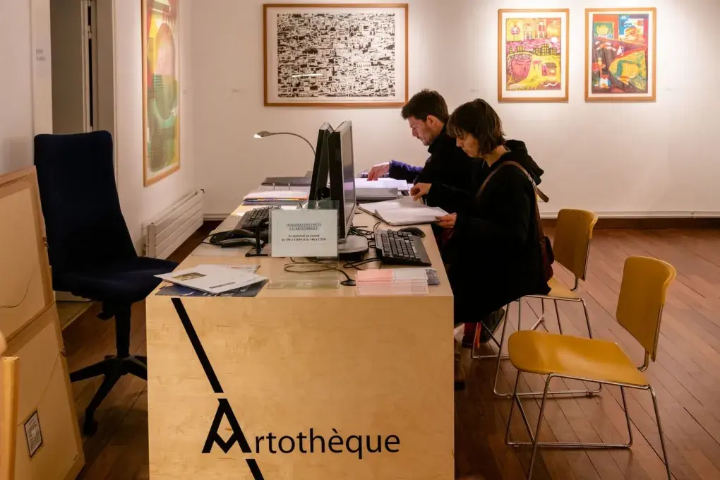 Emprunt d'une œuvre à l'artothèque