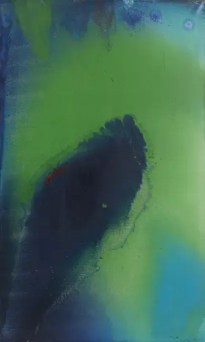 Marcelle LOUBCHANSKY, Moby-Dick, 1956, huile sur toile, collection musée des Beaux-Arts de Brest