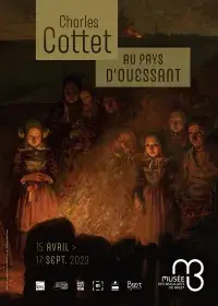 Affiche de l'exposition Charles Cottet au pays d'Ouessant
