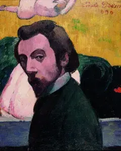 Émile BERNARD, Autoportrait, 1890, huile sur toile, collection musée des Beaux-Arts de Brest
