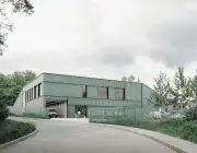 Vue 3D d'un bâtiment.