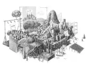 Nicolas Desveronnières, Forêt, 2019, graphite sur papier, collection musée des Beaux-Arts de Brest