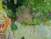 Pierre BONNARD, Le pommier fleuri ou Le balcon à Vernonnet, vers 1920, huile sur toile, collection musée des Beaux-Arts de Brest