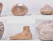 Ex-voto anatomiques, 2e siècle av. J-C, terre cuite, collection musée des Beaux-Arts de Brest.