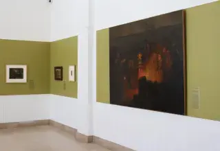 Vue de l'exposition Charles Cottet. Au pays d'Ouessant © Musée des Beaux-Arts de Brest