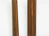 Marta PAN, Stèles lamellées, 1995, bois de padouk, collection musée des Beaux-Arts de Brest