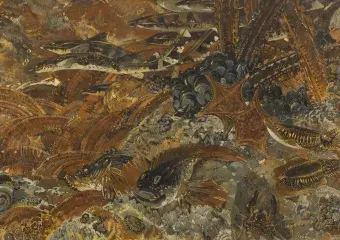 Mathurin MÉHEUT, Faune des mers, 1931, huile sur toile, collection musée des Beaux-Arts de Brest