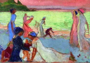 Maurice DENIS, Soir de septembre, vers 1911, huile sur toile, collection musée des Beaux-Arts de Brest