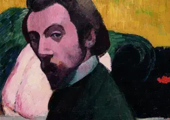 Émile BERNARD, Autoportrait, 1890, huile sur toile, collection musée des Beaux-Arts de Brest