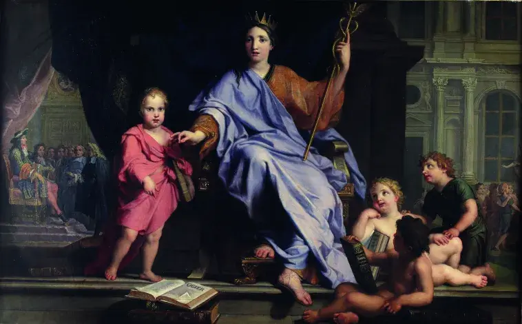 René-Antoine HOUASSE, Allégorie de l’Éloquence, 17e siècle, collection musée des Beaux-Arts de Brest