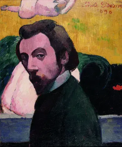Émile BERNARD, Autoportrait, 1890, huile sur toile, collection musée des Beaux-Arts de Brest