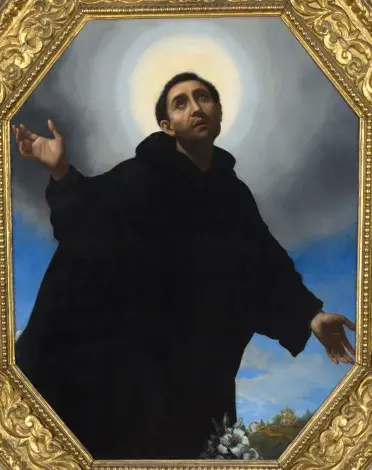 Carlo DOLCI, Saint Philippe Benizzi, 1640, huile sur toile, collection musée des Beaux-Arts de Brest