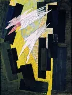 Jean DEYROLLE, Gaël, 1959, tempera sur toile, collection musée des Beaux-Arts de Brest