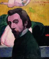 Émile BERNARD, Autoportrait, 1890, huile sur toile, collection musée des Beaux-Arts de Brest