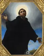 Carlo DOLCI, Saint Philippe Benizzi, 1640, huile sur toile, collection musée des Beaux-Arts de Brest