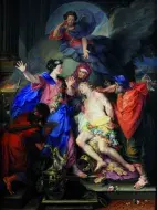 École française du 18e siècle, Iphigénie en Tauride, 18e siècle, huile sur toile, collection musée des Beaux-Arts de Brest
