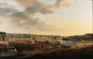 Louis-Nicolas VAN BLARENBERGHE, Vue du port de Brest (vue prise de la terrasse des Capucins), 1774, huile sur toile, collection musée des Beaux-Arts de Brest