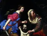 Giovanni Francesco BARBIERI dit GUERCHIN, Judith et Holopherne,1651, huile sur toile, collection musée des Beaux-Arts de Brest