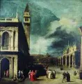 Giovanni Antonio CANAL dit CANALETTO , Venise, la Piazzetta San Marco, vers 1740, huile sur toile, collection musée des Beaux-Arts de Brest