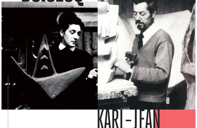 Affiche de l'exposition Simone Boisecq et Karl-Jean Longuet