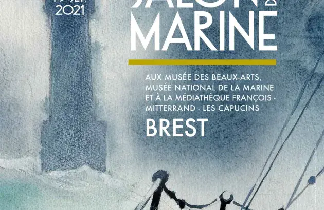Affiche du 45e Salon de la Marine